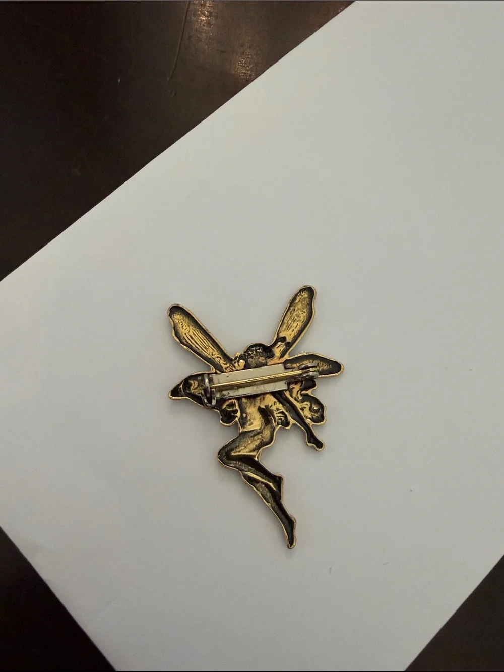 fairy-flower figural brooch,